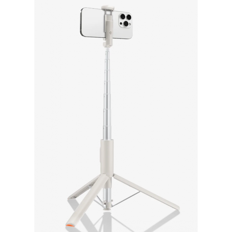 Spigen SGP Velo MAGSAFE AUTO-OPEN ΑΣΥΡΜΑΤΟ Selfie Stick Bluetooth Remote ΤΡΙΠΟΔΑΣ 360 - S541W - DUNE ΜΠΕΖ - AMP09337